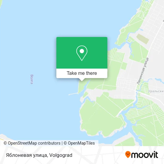 Яблоневая улица map