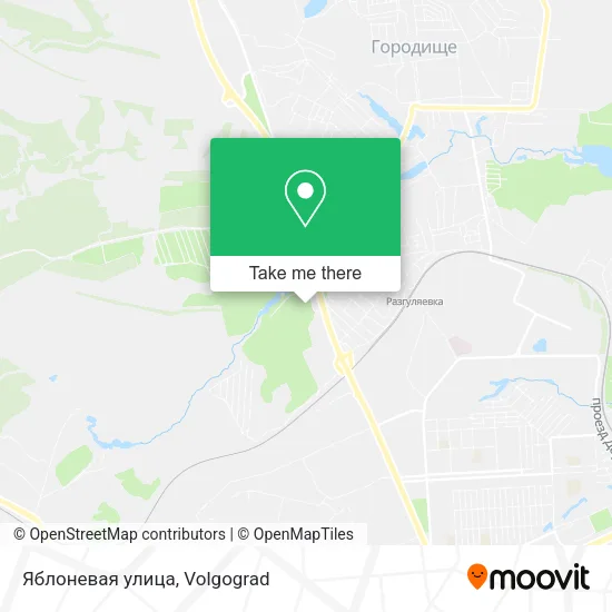 Яблоневая улица map