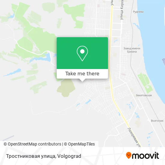 Тростниковая улица map