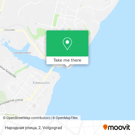 Народная улица, 2 map