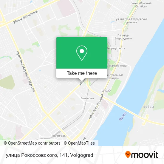 улица Рокоссовского, 141 map