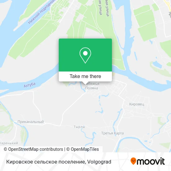 Кировское сельское поселение map