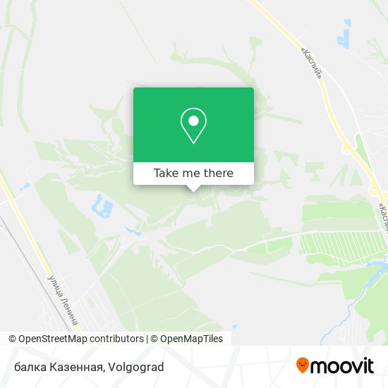 балка Казенная map