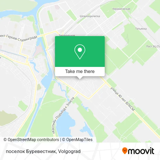 поселок Буревестник map