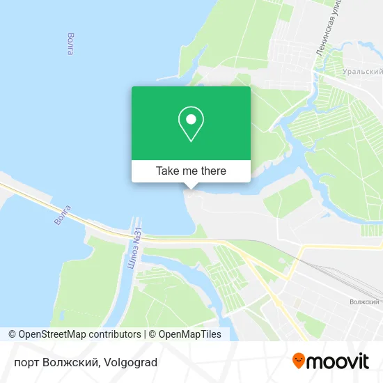 порт Волжский map