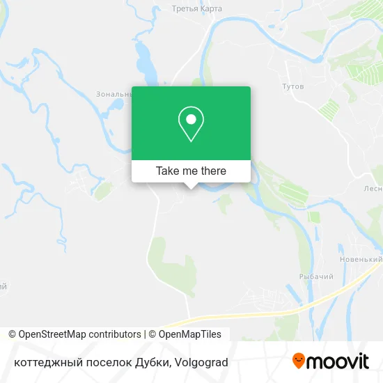 коттеджный поселок Дубки map