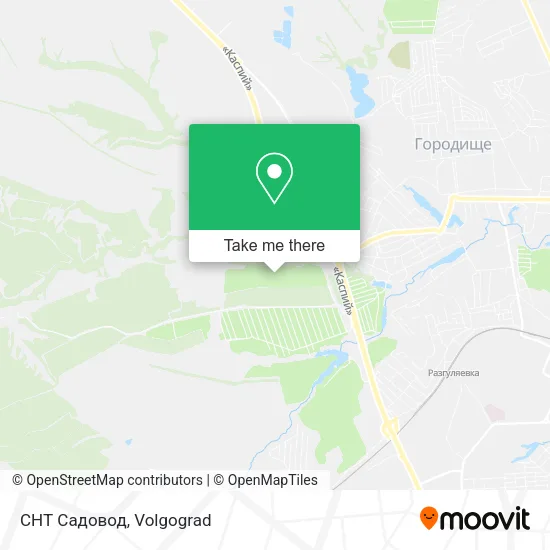 СНТ Садовод map
