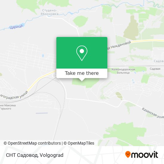 СНТ Садовод map