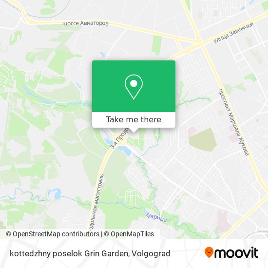 kottedzhny poselok Grin Garden map