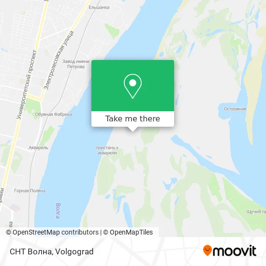 СНТ Волна map