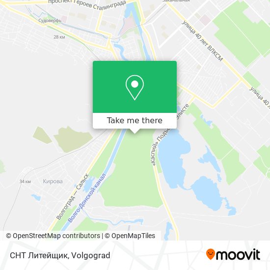 СНТ Литейщик map