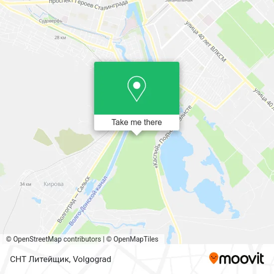 СНТ Литейщик map