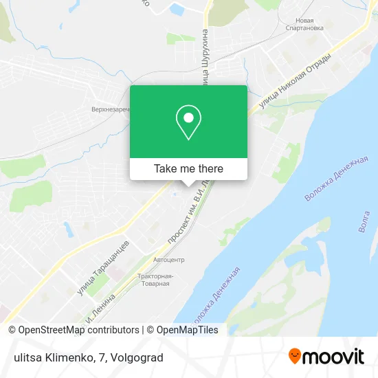 ulitsa Klimenko, 7 map