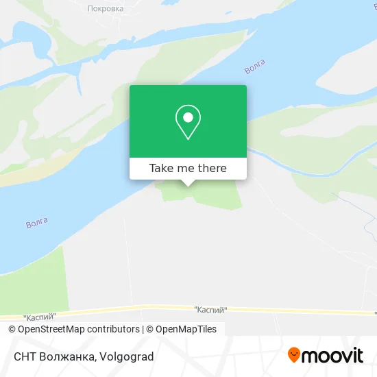 СНТ Волжанка map