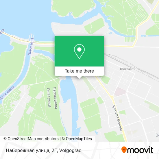 Набережная улица, 2Г map
