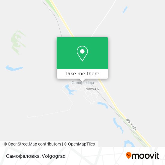 Самофаловка map