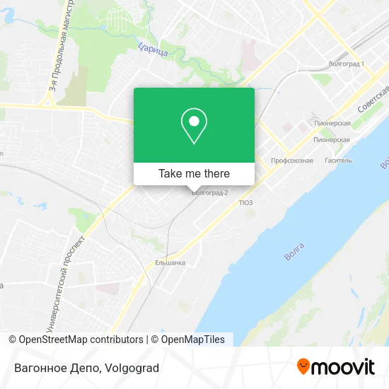 Вагонное Депо map