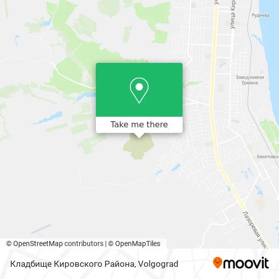 Кладбище Кировского Района map