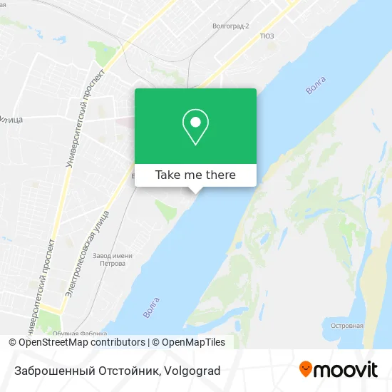 Заброшенный Отстойник map