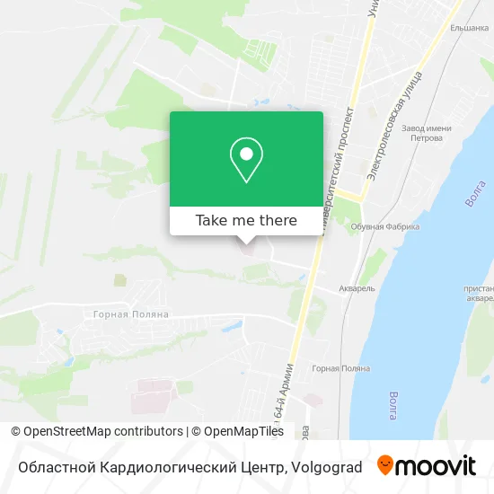 Областной Кардиологический Центр map