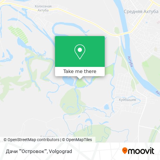 Дачи ""Островок"" map