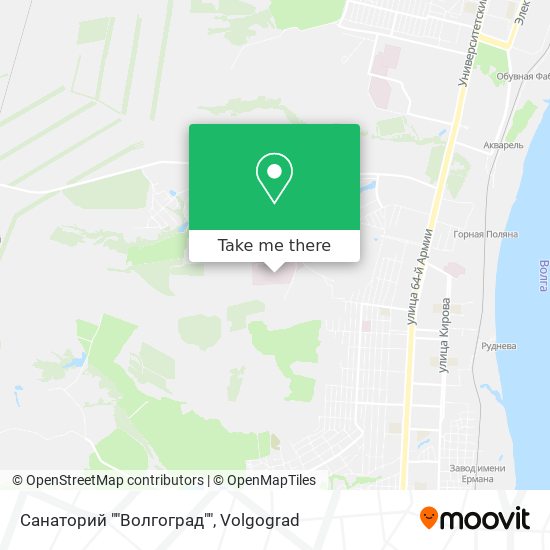 Санаторий ""Волгоград"" map