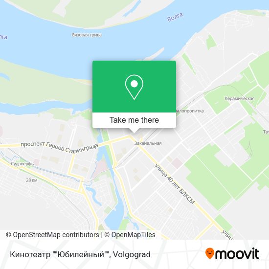 Кинотеатр ""Юбилейный"" map