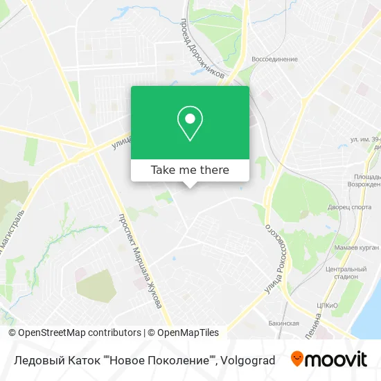 Ледовый Каток ""Новое Поколение"" map