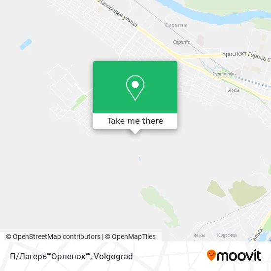 П/Лагерь""Орленок"" map