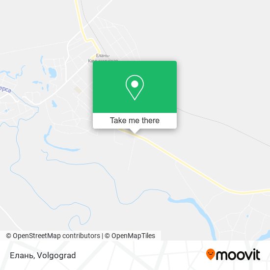 Елань map