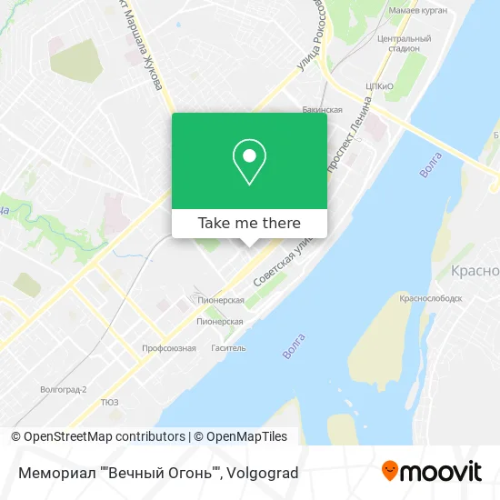 Мемориал ""Вечный Огонь"" map