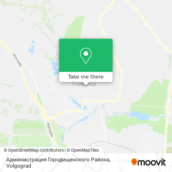 Администрация Городищенского Района map