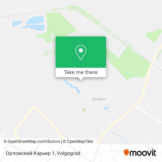 Орловский Карьер 1 map