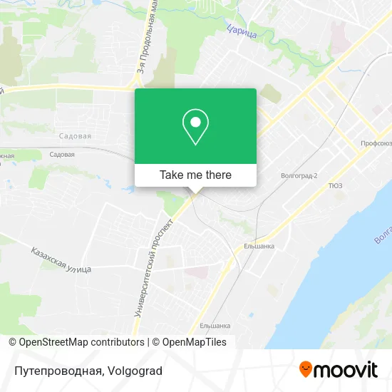Путепроводная map