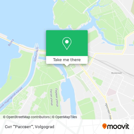 Снт ""Рассвет"" map