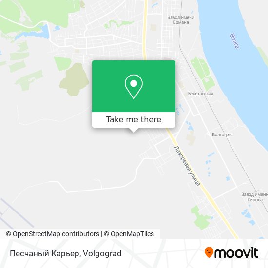 Песчаный Карьер map