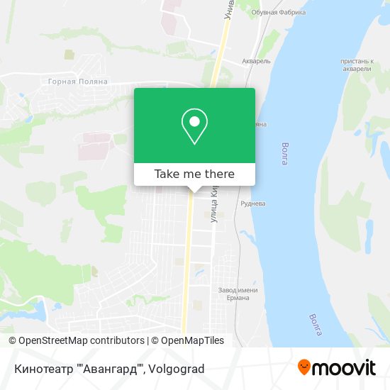 Кинотеатр ""Авангард"" map