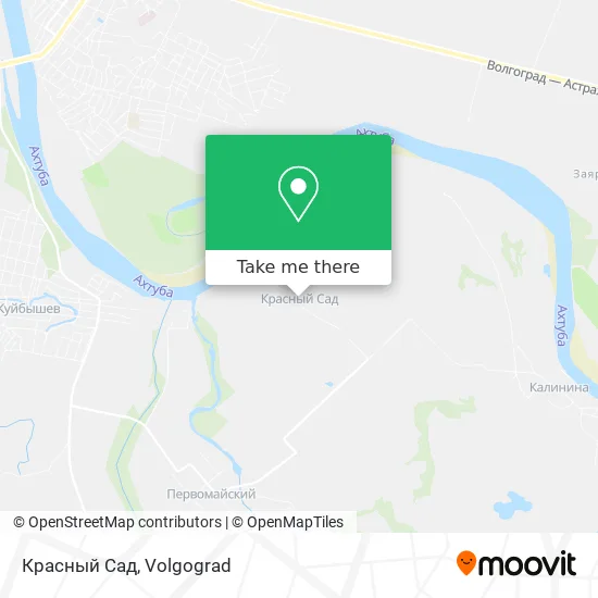 Красный Сад map