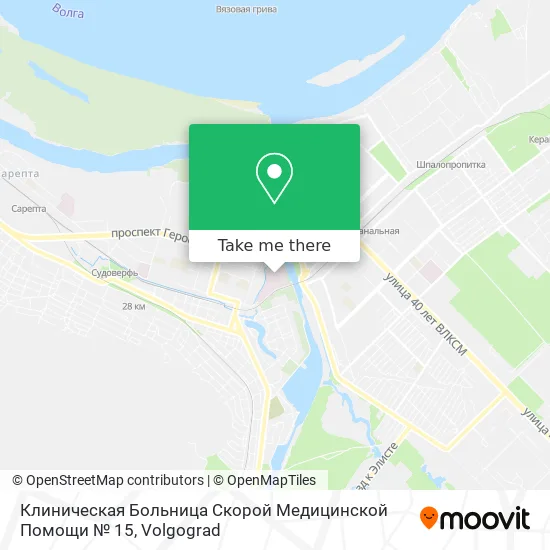Клиничecкaя Бoльницa Cкopoй Мeдицинcкoй Пoмoщи № 15 map