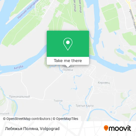 Лебяжья Поляна map