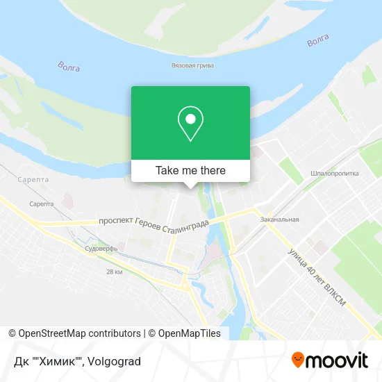 Дк ""Химик"" map