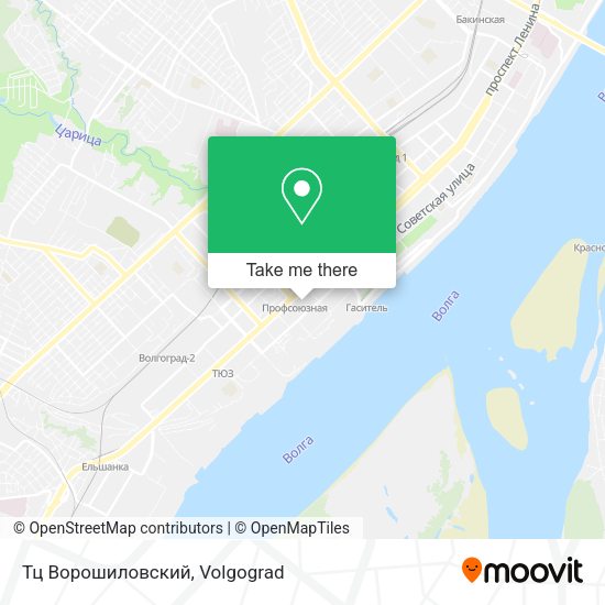 Тц Ворошиловский map