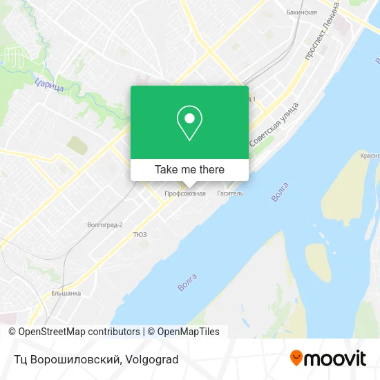 Тц Ворошиловский map