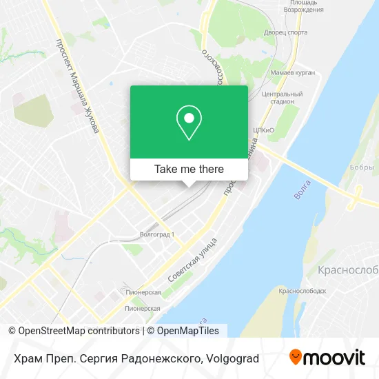 Храм Преп. Сергия Радонежского map