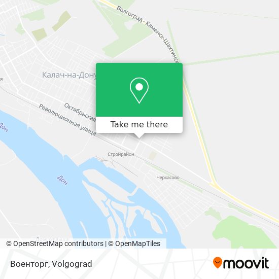 Военторг map