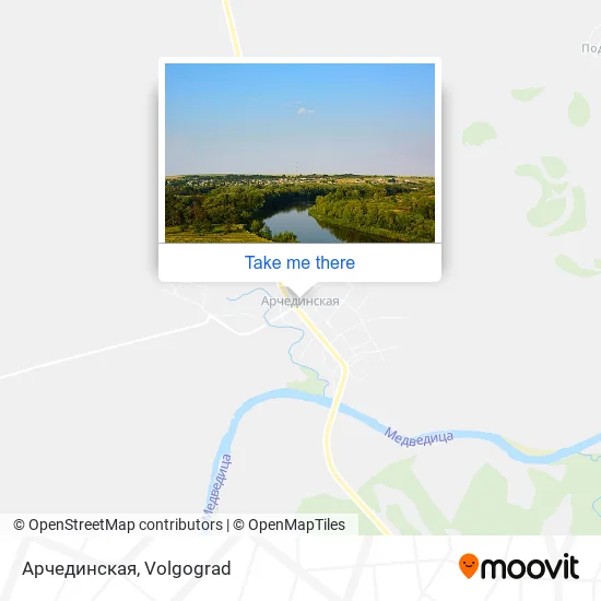 Арчединская map