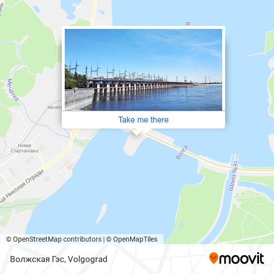 Волжская Гэс map