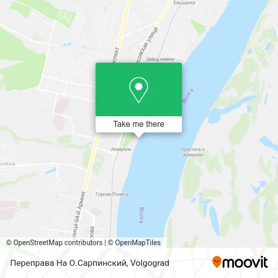 Переправа На О.Сарпинский map