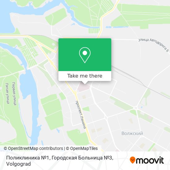 Поликлиника №1, Городская Больница №3 map