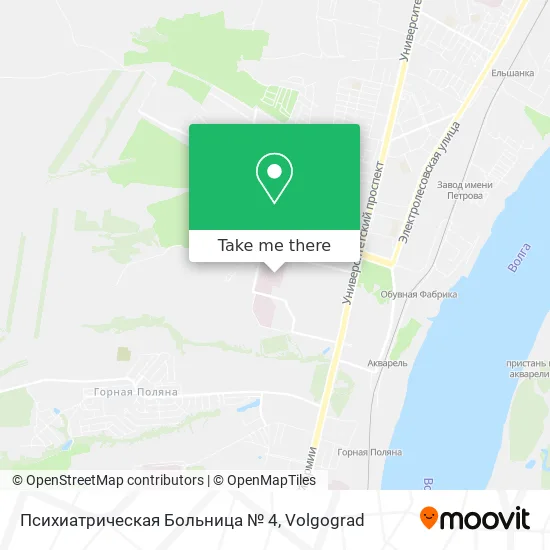 Психиатрическая Больница № 4 map